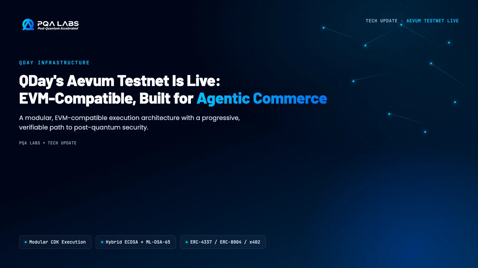 QDay's Aevum Testnet: An EVM-Compatible Network for Agentic Commerce